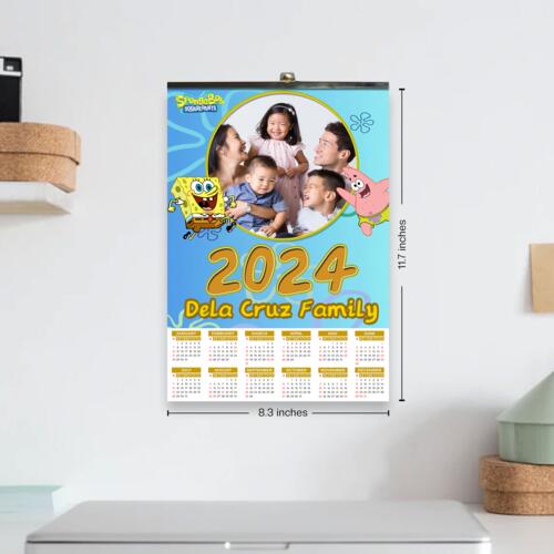 Customizable Spongebob Design - C2S A4 Calendar - PCR-23 Thumbnail