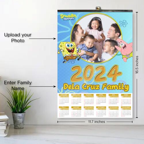 Customizable Spongebob Design - C2S A3 Calendar - PCR-23 Thumbnail