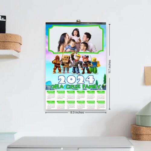 Customizable Roblox Design - C2S A4 Calendar - PCR-25 Thumbnail