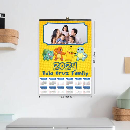 Customizable Pokemon Design - C2S A4 Calendar - PCR-34 Thumbnail