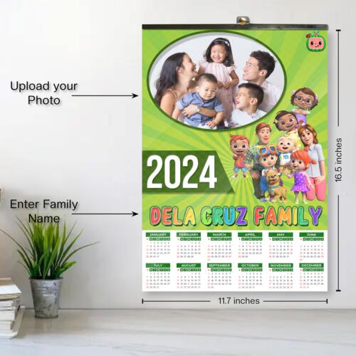 Customizable Cocomelon Design - C2S A3 Calendar - PCR-35 Thumbnail