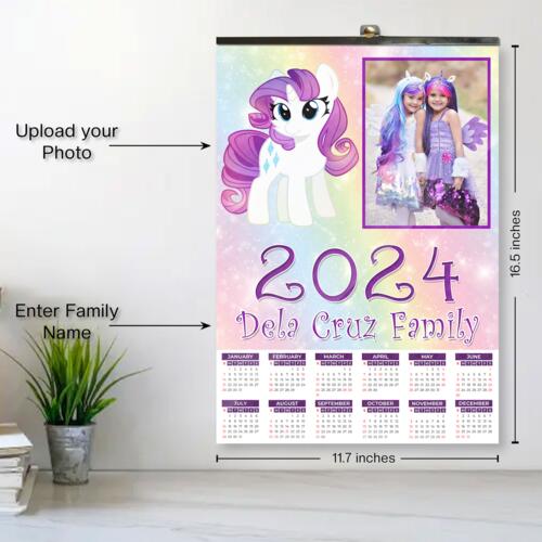 Customizable Unicorn Design - C2S A3 Calendar - PCR-38 Thumbnail