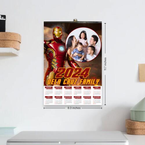 Customizable Ironman Design - C2S A4 Calendar - PCR-18 Thumbnail