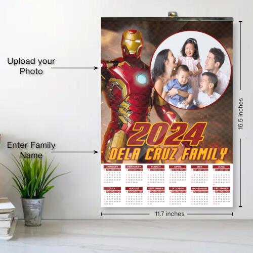 Customizable Ironman Design - C2S A3 Calendar - PCR-18 Thumbnail