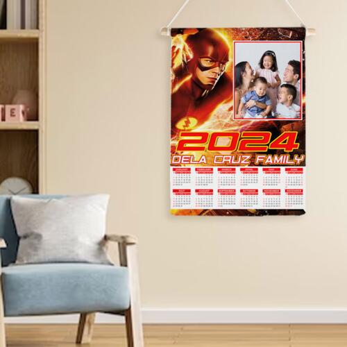 Customizable The Flash Design - Wooden Dowel Scroll Calendar - PCR-22 Thumbnail