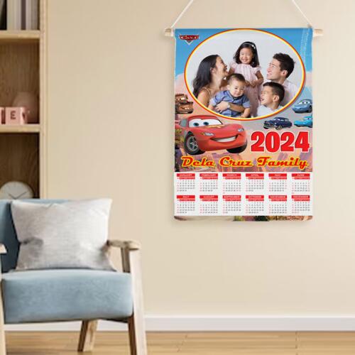 Customizable Cars Design - Wooden Dowel Scroll Calendar - PCR-29 Thumbnail