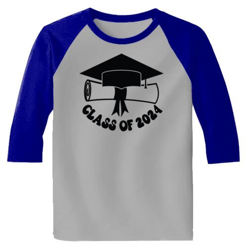 Class of 2024 with diploma and mortarboard Design - GCC-008 Thumbnail