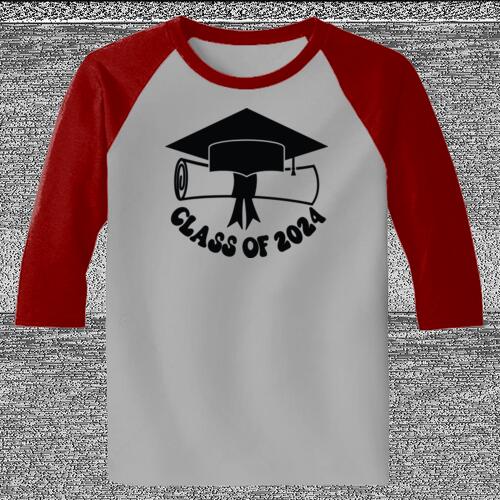 Class of 2024 with diploma and mortarboard Design - GCC-008 Thumbnail