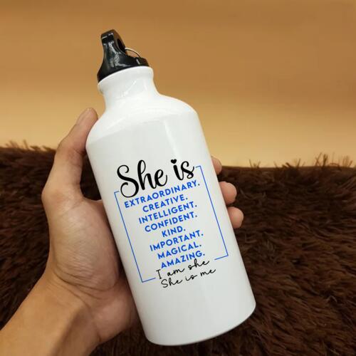 She is Extraordinary. Creative. Intelligent. Confident. Kind. Important. Magical. Amazing. I am she, She is me - WM-015 Thumbnail