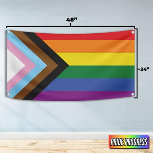 PRIDE PROGRESS Flag Thumbnail