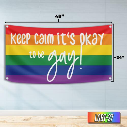 Keep Calm it's okay to be gay! - LGBT-27 Thumbnail