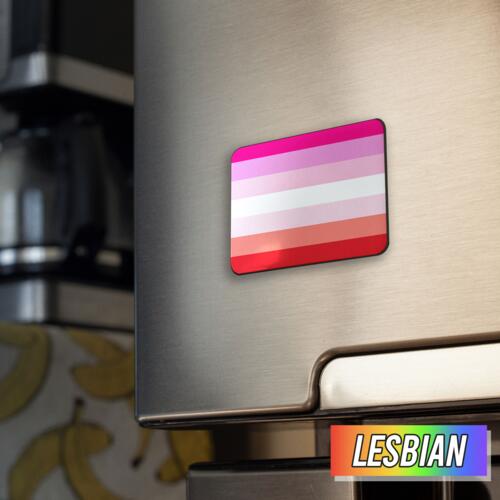 Ref Magnet with LESBIAN Flag Thumbnail