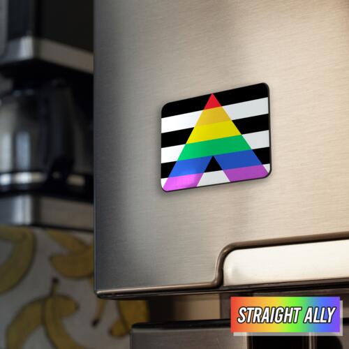 Ref Magnet with STRAIGHT ALLY Flag Thumbnail