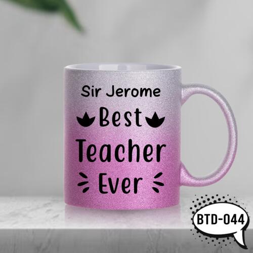 Personalized Mug with Customizable Name, Mug for Best Teacher Ever, Happy Teacher's Day! Thumbnail