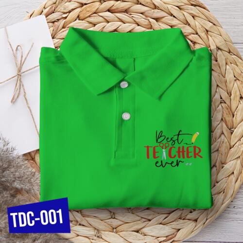 Inspirational Polo Shirt for Best Teacher Ever, Happy Teacher's Day! Thumbnail