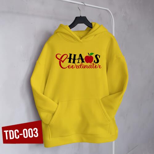 Perfect Gift for Teacher, Jacket with Hood for Chaos Coordinator, Happy Teacher's Day! Thumbnail