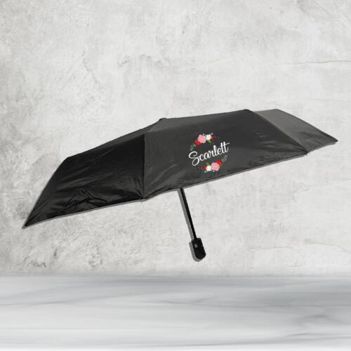 Customizable Name with Floral Background Design Thumbnail