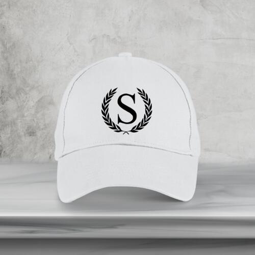 Customizable Initial on Cap, Monogram Design Thumbnail