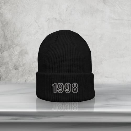 Customizable Text on Beanie Hat Thumbnail