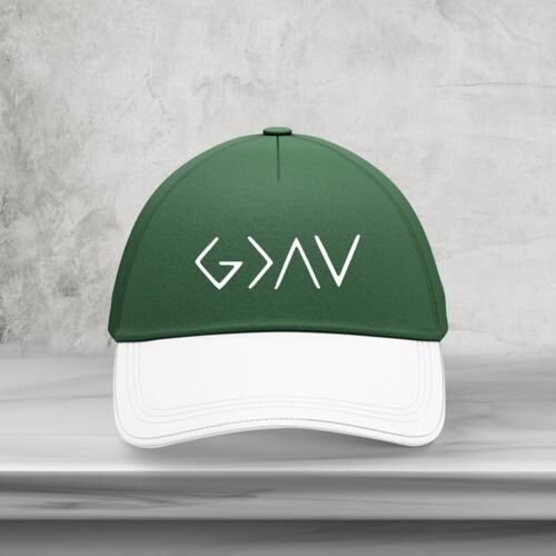 God is Greater that High and Lows Design on Combination Cap Thumbnail
