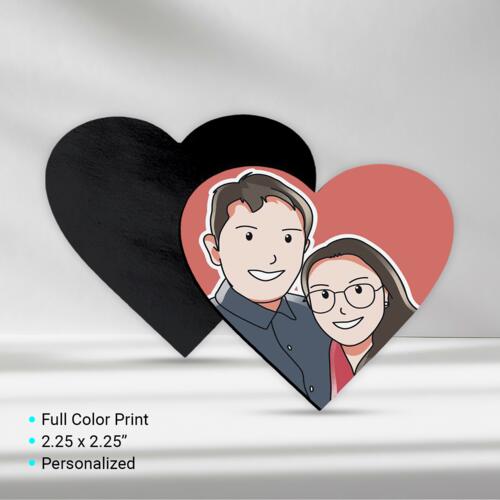 Couple Image Design Fridge Magnet Thumbnail