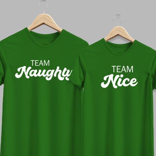 Team Naughty & Team Nice, Christmas Funny Shirt - ND-09 Thumbnail