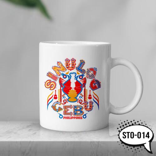 Sinulog Cebu Philippines, Sinulog Festival, Sinulog Mug, Sto. Niño, Cebu Philippines - STO-014 Thumbnail