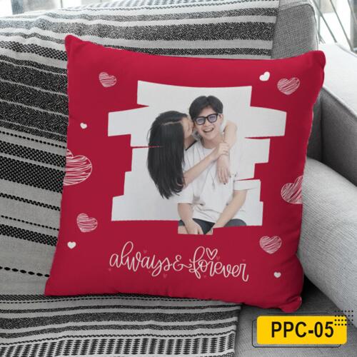 always & forever, Customizable Image, Customizable Image, Perfect Pillow for Couple - PPC-05 Thumbnail