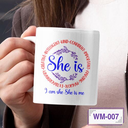 She is Extraordinary, Creative, Intelligent, Kind, Confident, Important, Amazing, Magical - WM-007 Thumbnail