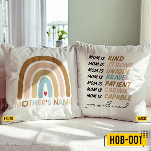 14x14 Pillow for Mother's Day, Hobo Design Pillow, Happy Mother's Day - HOB-001 Thumbnail