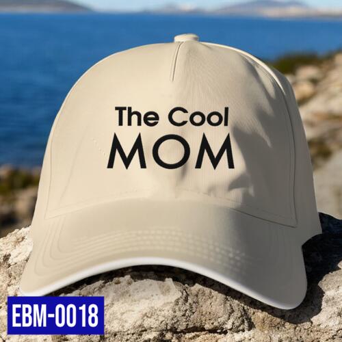 The Cool MOM, Embroided 2 Tone Cap for Mother's Day, Best Gift for Mother's Day - EBM-0018 Thumbnail