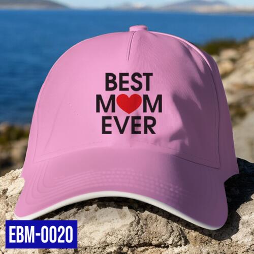BEST M♥M EVER, Embroided 2 Tone Cap for Mother's Day, Best Gift for Mother's Day - EBM-0020 Thumbnail