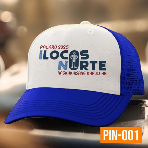 Palaro 2025, Ilocos Norte, Nagkakaisang Kapuluan, Net Cap Souvenir for Palarong Pambansa 2025 - PIN-001 Thumbnail