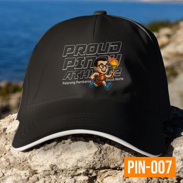 PROUD PINOY ATHLETE, Palarong Pambansa, Ilocos Norte, 2 Tone Cap Souvenir for Palarong Pambansa 2025 - PIN-007 Thumbnail