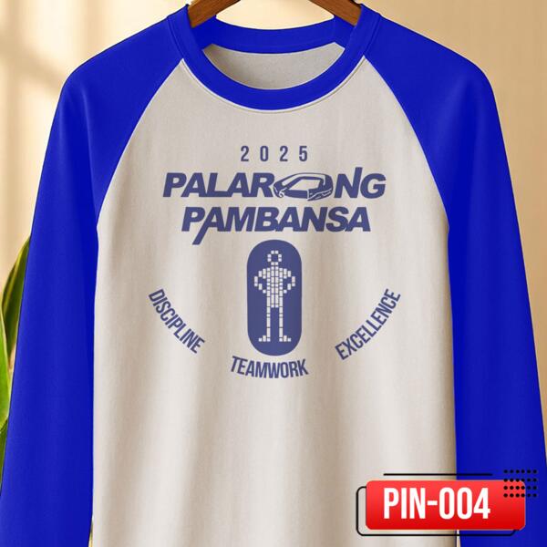 Palarong Pambansa 2025, DISCIPLINE, TEAMWORK, EXCELLENCE, Royal Blue Raglan Souvenir for Palarong Pambansa 2025 - PIN-004 4 Thumbnail