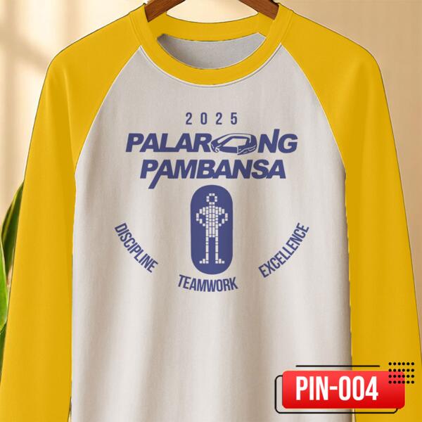 Palarong Pambansa 2025, DISCIPLINE, TEAMWORK, EXCELLENCE, Yellow Raglan Souvenir for Palarong Pambansa 2025 - PIN-004 5 Thumbnail