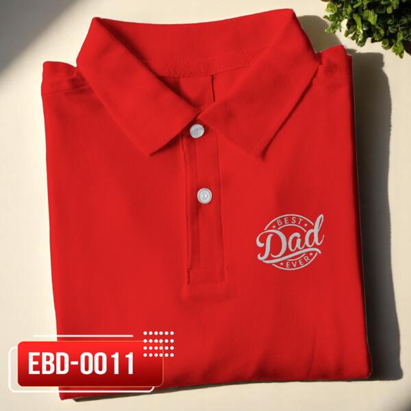 BEST Dad EVER, Embroidered Polo Shirt for Best DAD, Happy Father's Day - EBD-0011 Thumbnail