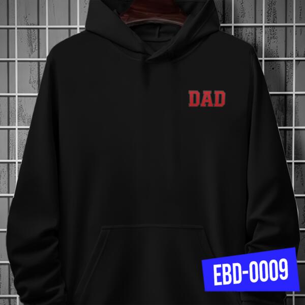 DAD, Embroidered Hoodie Jacket for DAD, Happy Father's Day - EBD-0009 Thumbnail