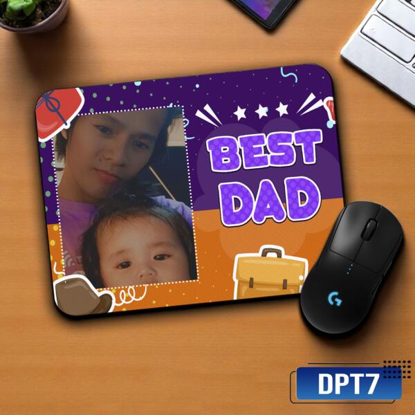 BEST DAD, Mouse Pad for BEST DAD, Best Gift for Father's Day - DPT7 Thumbnail