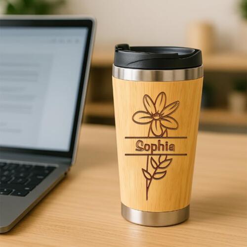 Bamboo Cup with Engrave Thumbnail