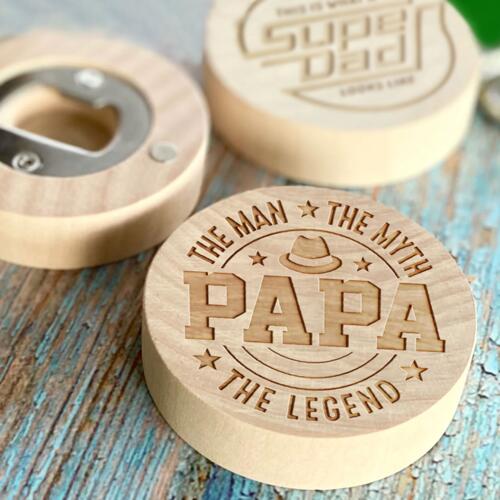 Wooden Bottle Opener with Engrave Thumbnail