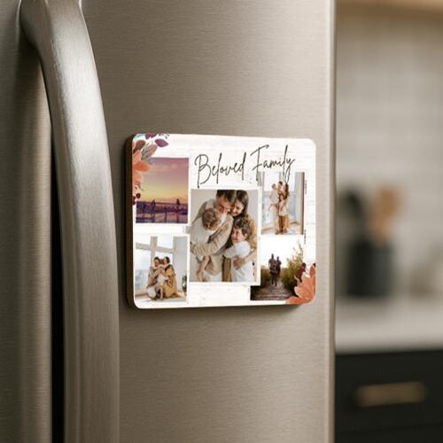 Wooden Fridge Magnet with UV Print Thumbnail