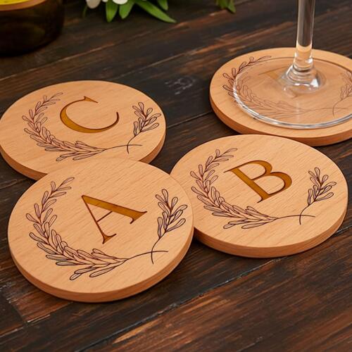 Monogram Design with Personalized Initial - MI-007 Thumbnail