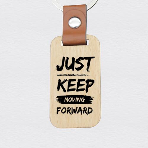 Wooden Keychain with UV Print Thumbnail