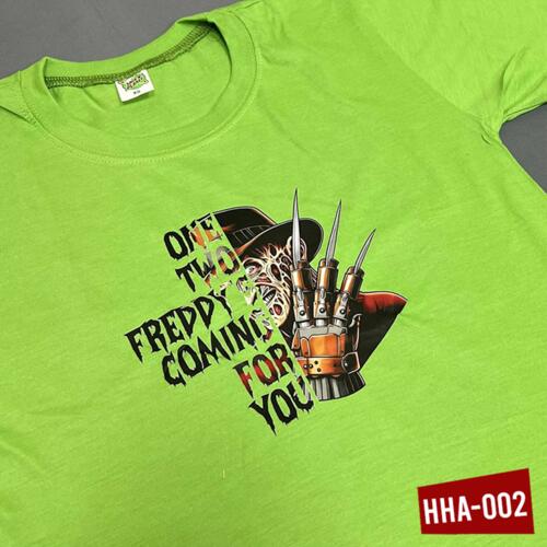 One Two Freddy's Coming For You, Freddy Krueger, Halloween Shirt - HHA-002 Thumbnail