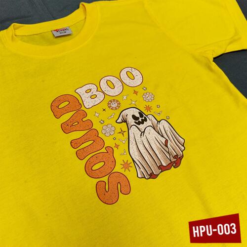SQUAD BOO, Halloween Pun Design, Halloween Shirt - HPU-003 Thumbnail