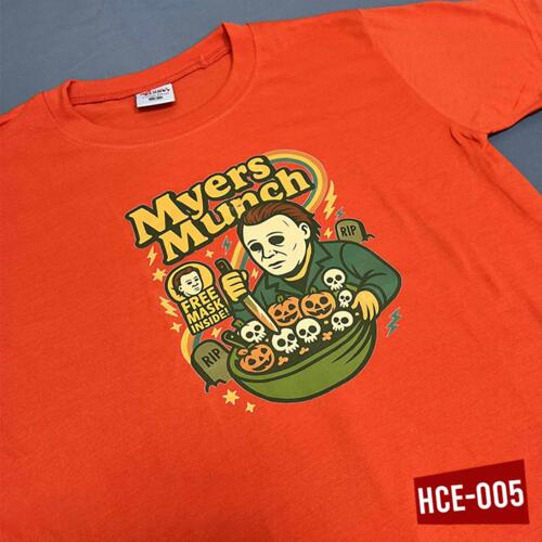 MYERS MUNCH, Free Mask Inside, Halloween Cereal Design, Halloween Shirt - HCE-005 Thumbnail
