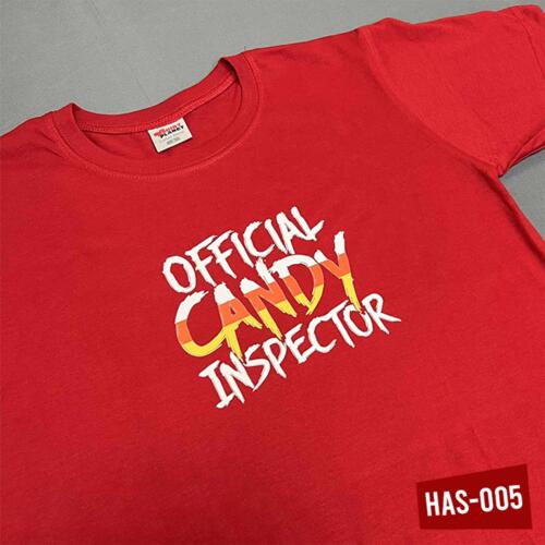 Official CANDY Inspector, Halloween Shirt - HAS-005 Thumbnail