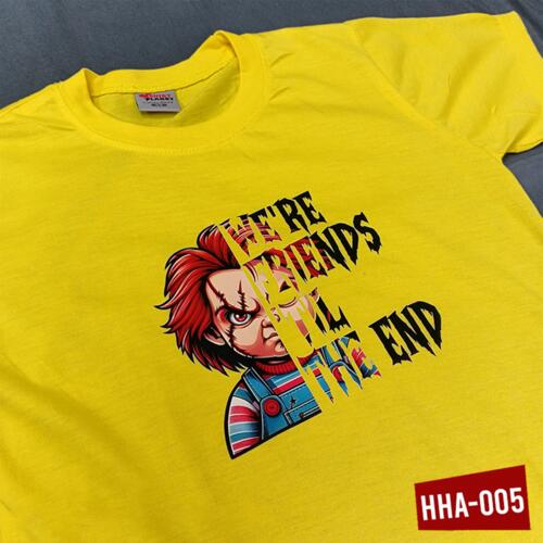 We're Friends 'Til The End, Chucky, Halloween Shirt - HHA-005 Thumbnail