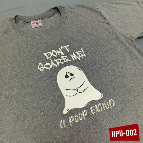 Don't Scare Me! (I Poop Easily), Halloween Pun Design, Halloween Shirt - HPU-002 Thumbnail